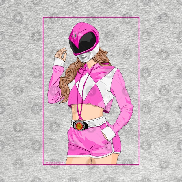 Pink Ranger Casual Style by Zapt Art
